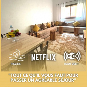 ASAMA appartement avec piscine et terrasse, proche du centre